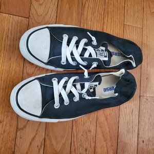 Converse All Star Black Canvas, size 9 like new